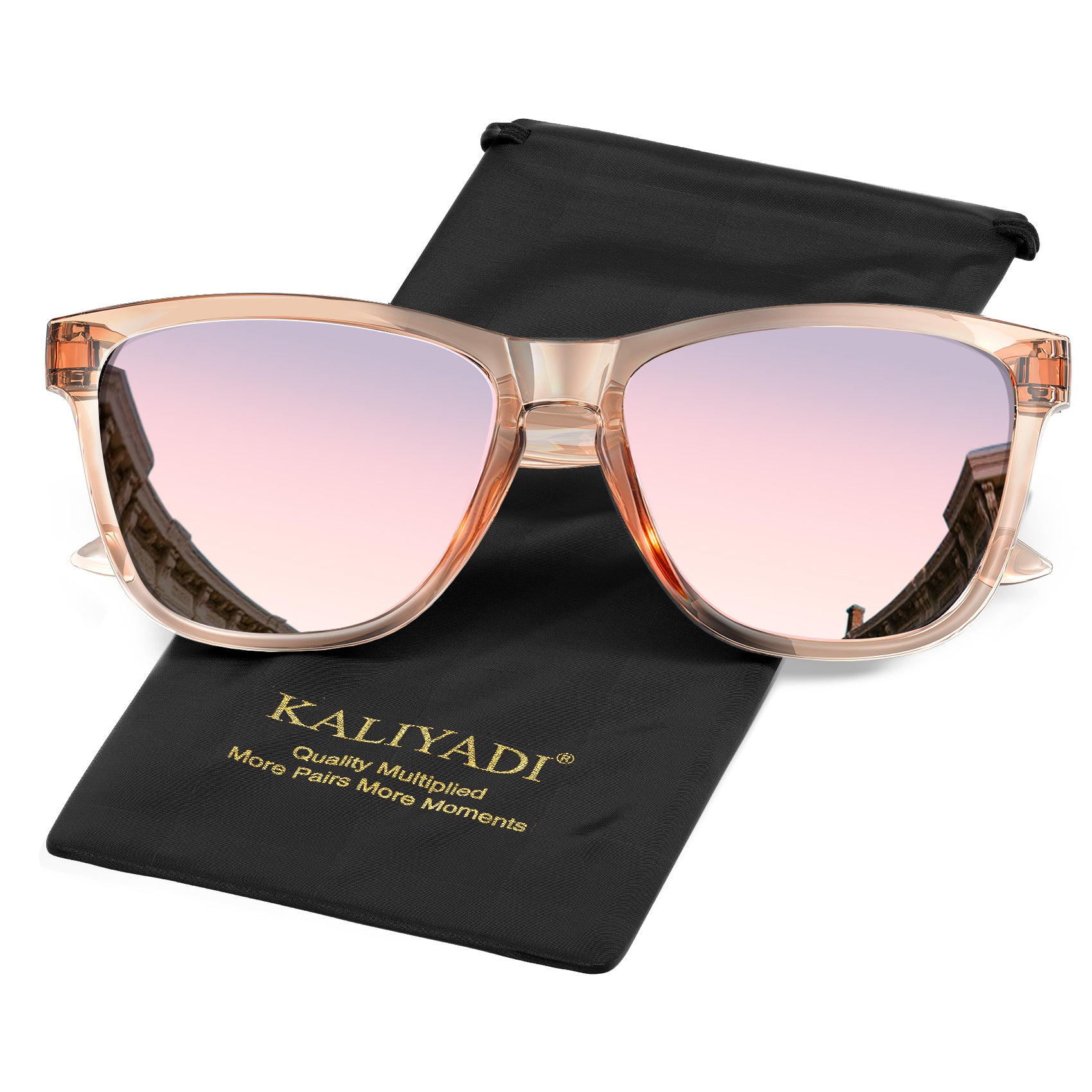 KALIYADI Womens-Sunglasses Polarized Sunglasses Womens: Retro Trendy Sun Glasses with UV400 Protection for Travel Driving S06-28