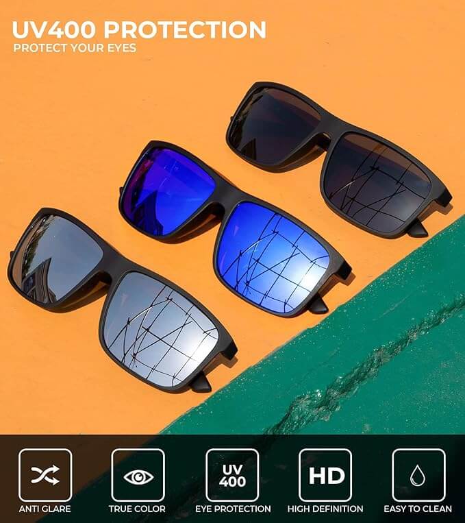 Classic Rectangle Sunglasses S11-1-6-8