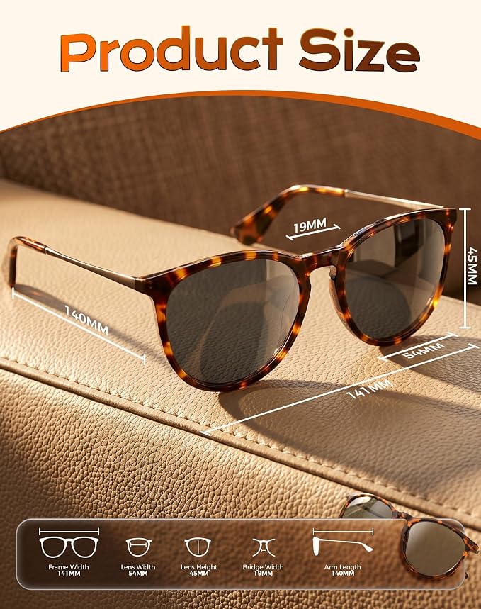 KALIYADI Sunglasses Womens Polarized Womens-Sunglasses: Trendy Sun Glasses with UV400 Retro Style for Party Beach Shopping KAS28-12-14-19