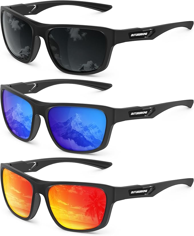 KALIYADI Sports Mens-Sunglasses Women Polarized-Sunglasses-Men: Sun Glasses with UV400 for Driving Running Cycling 150-2-4-5