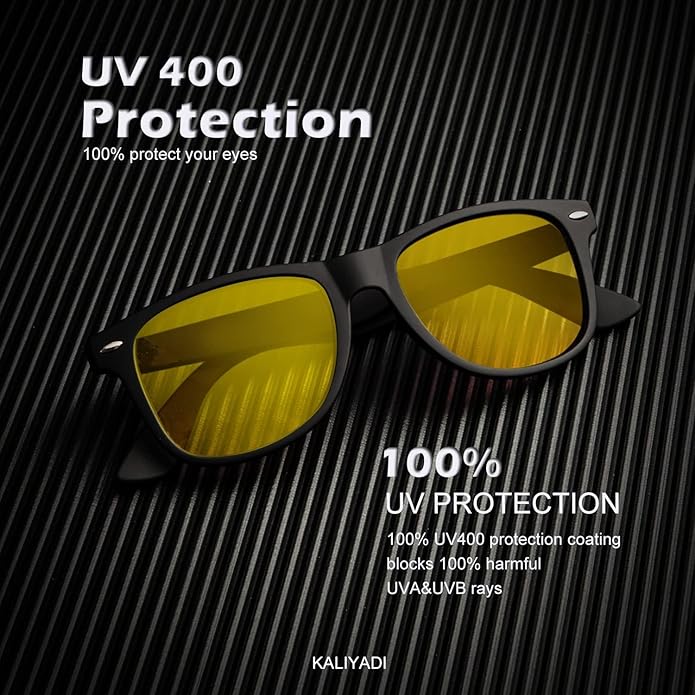 KALIYADI Sunglasses Men Polarized for Mens and Womens Unisex Sun Glasses for Driving UV Protection S22-15-15-15-15