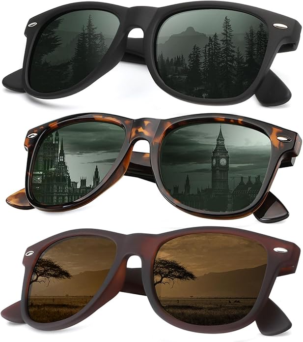 KALIYADI Sunglasses Men Polarized for Mens and Womens Unisex Sun Glasses for Driving UV S22-7-8-9