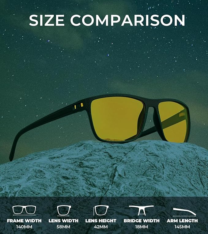 KALIYADI Mens Sun-Glasses Polarized Sunglasses-Men: Classic Sunglasses with Ultraviolet Protection for Driving Fishing Golf S45-31-31-31-31