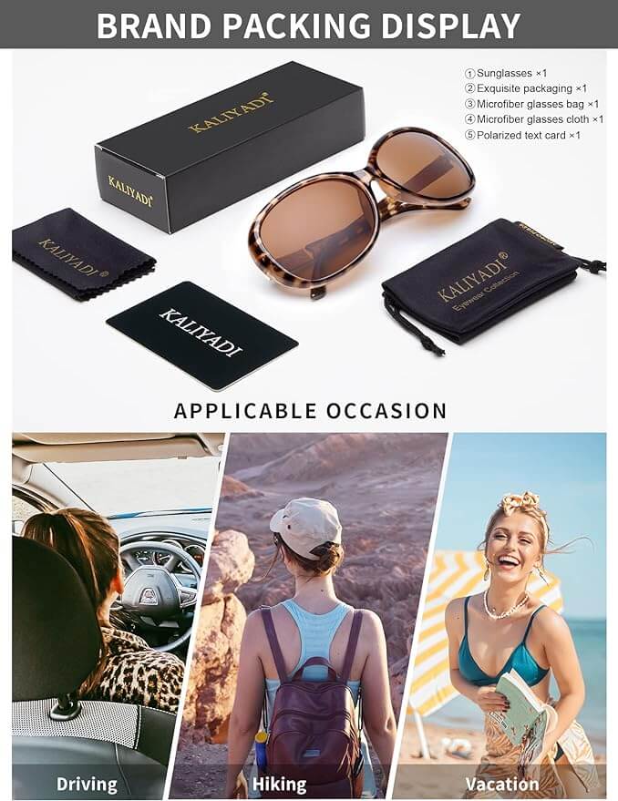 Jackie O Polarized Sunglasses S3704-3