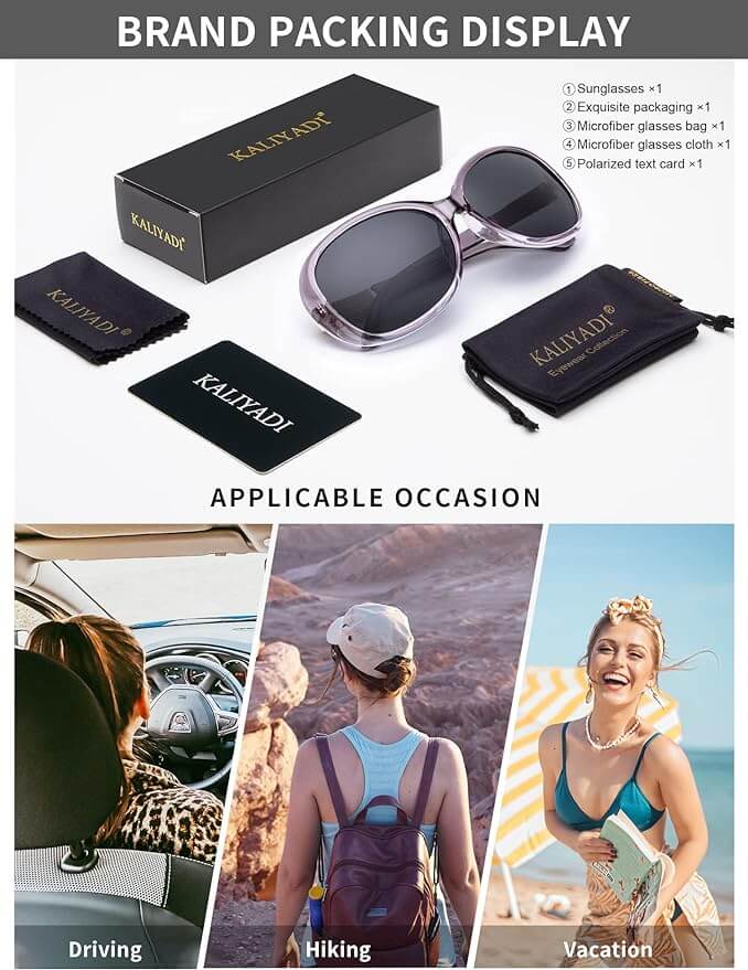 Jackie O Polarized Sunglasses S3704-4