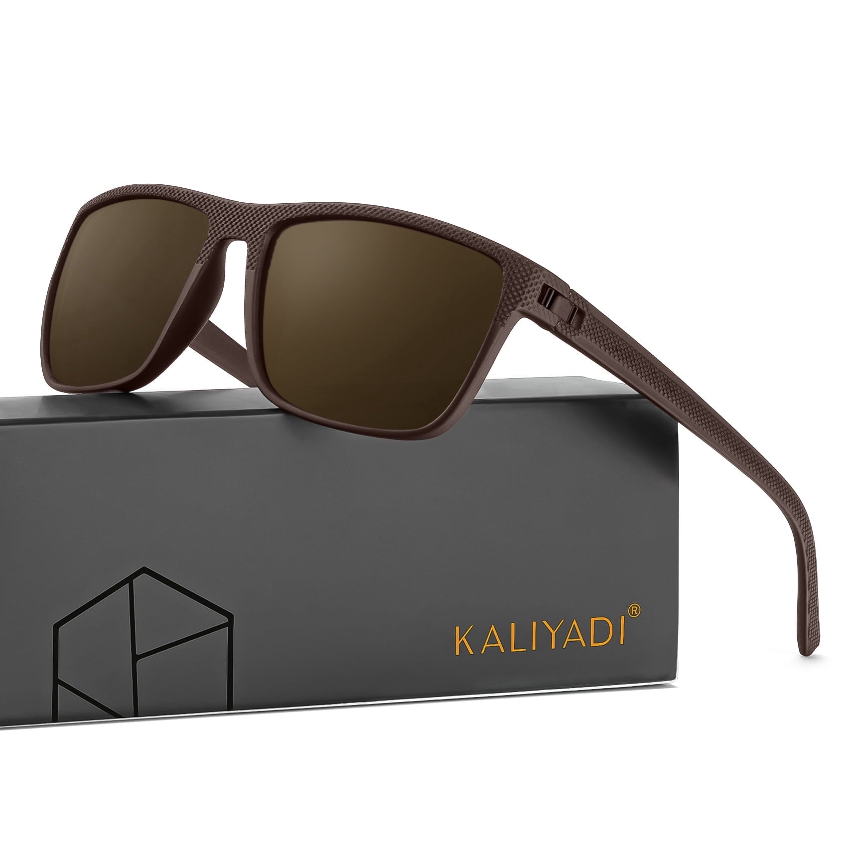 KALIYADI Polarized Sunglasses for Men,Lightweight Sun Glasses with UV Protection for Driving Fishing Golf S45
