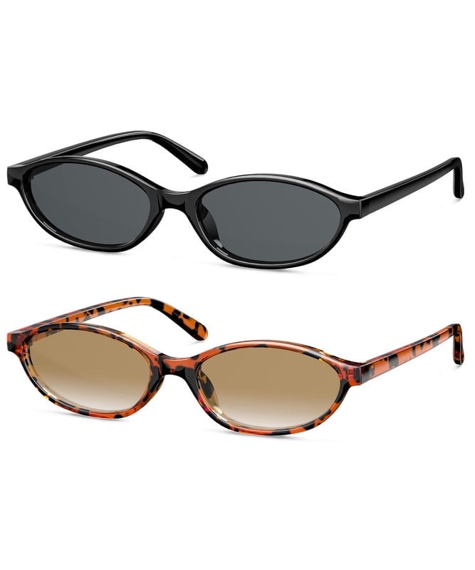 KALIYADI Retro Oval Womens Sunglasses Cat Eye Sunglasses for Women:Sunnies Lightweight Trendy Sun Glasses£¨243)