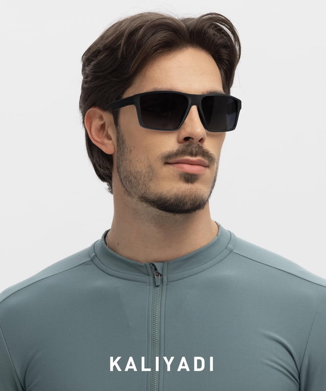 KALIYADI Sports Mens-Sunglasses Women Polarized-Sunglasses-Men: Sun Glasses with UV400 for Driving Running Cycling(WMKAS86-1-1-1)