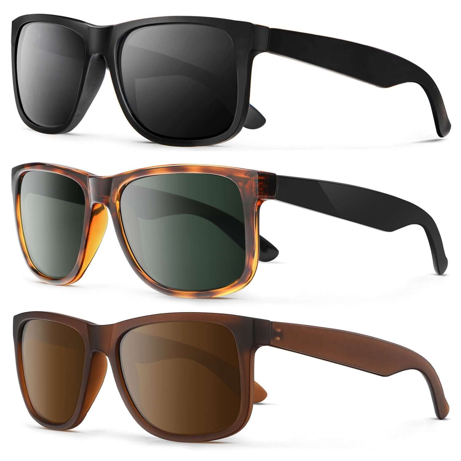 Classic Rectangle Sunglasses S65-1-6-7