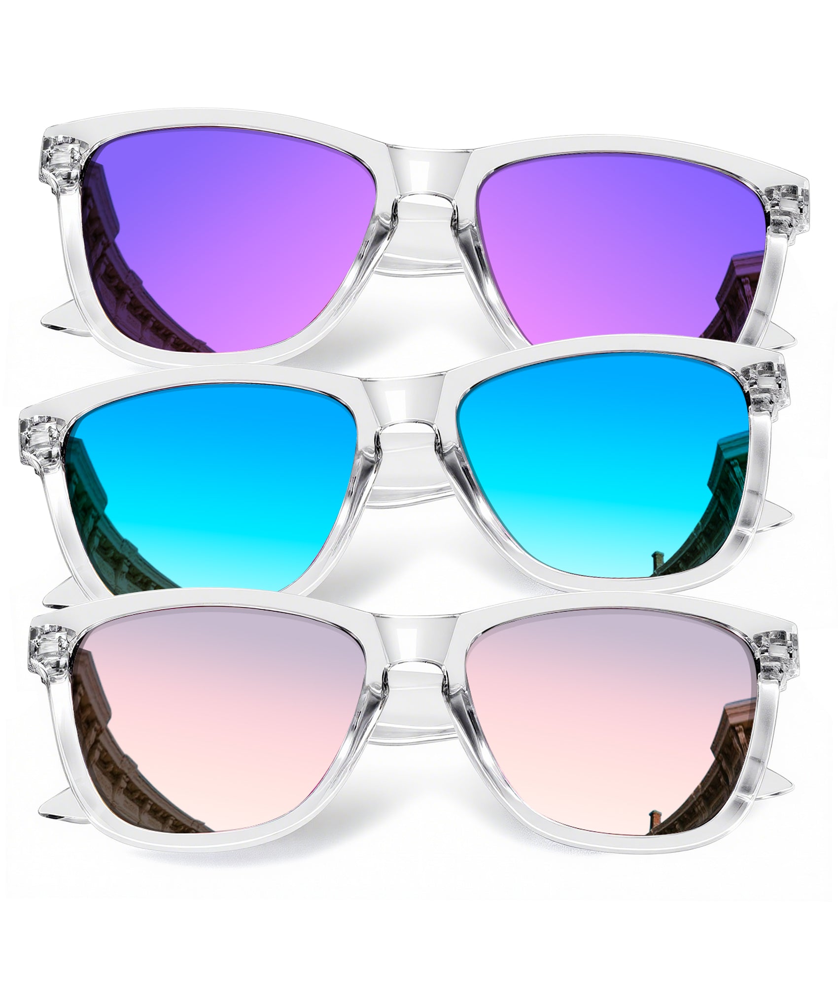 KALIYADI Womens-Sunglasses Polarized Sunglasses-Womens Trendy: Retro Sun Glasses with UV Protection for Travel Driving（WMS06-15-16-18）