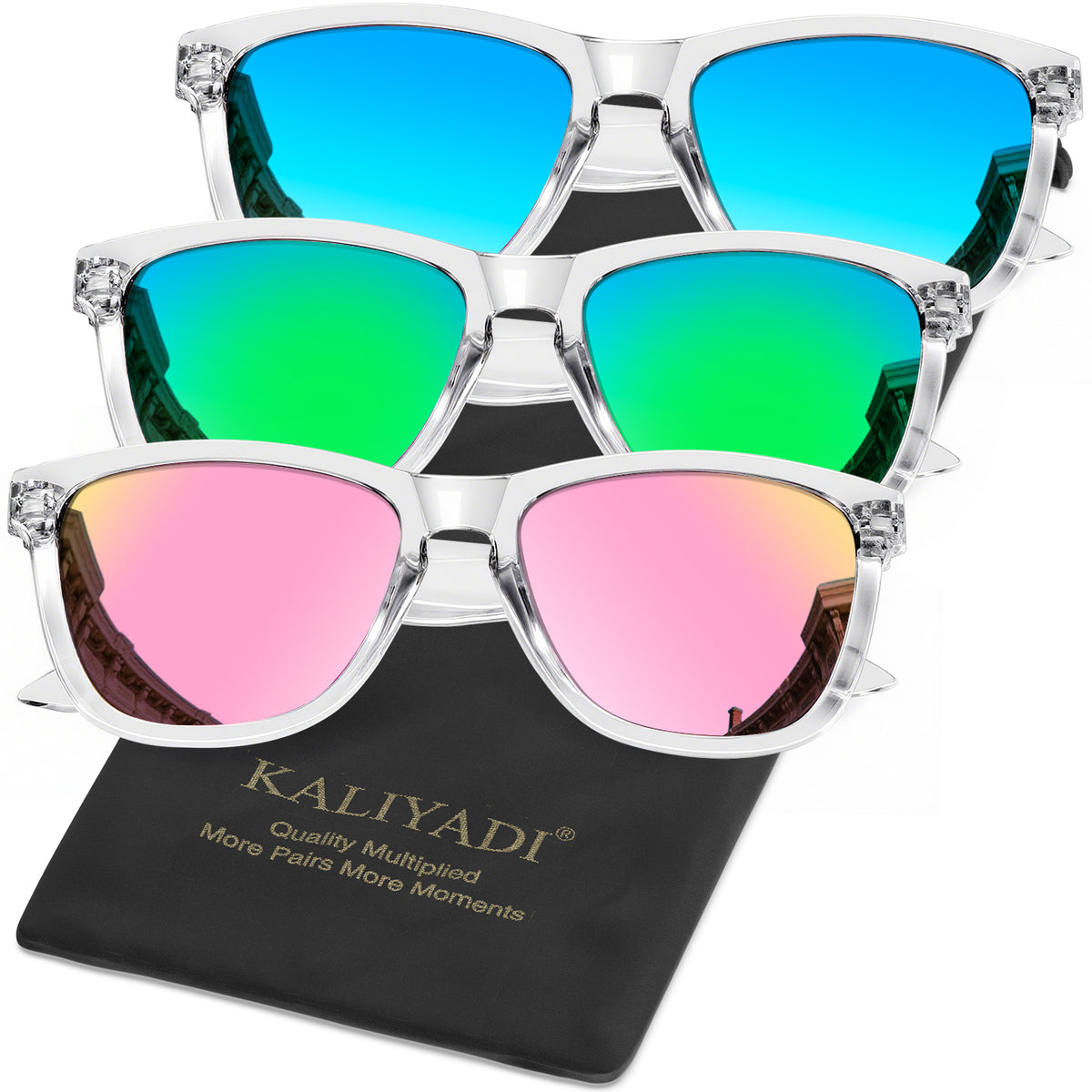 KALIYADI Womens-Sunglasses Polarized Sunglasses-Womens Trendy: Retro Sun Glasses with UV Protection for Travel Driving（WMS06-16-17-23）