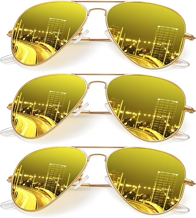 KALIYADI Classic Aviator Sunglasses for Men Women Driving Sun glasses Polarized Lens UV Blocking KAS24-17-17-17