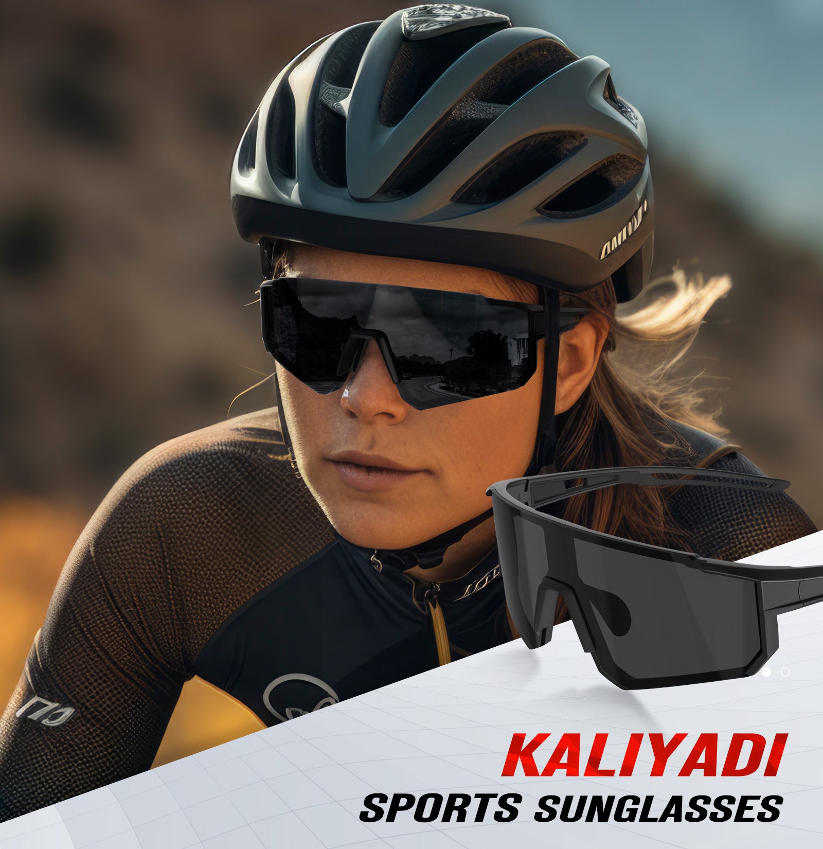 Sports Sunglassesfor Men Women Polarized Mens-Sunglasses UV Protection for Cycling Running S93