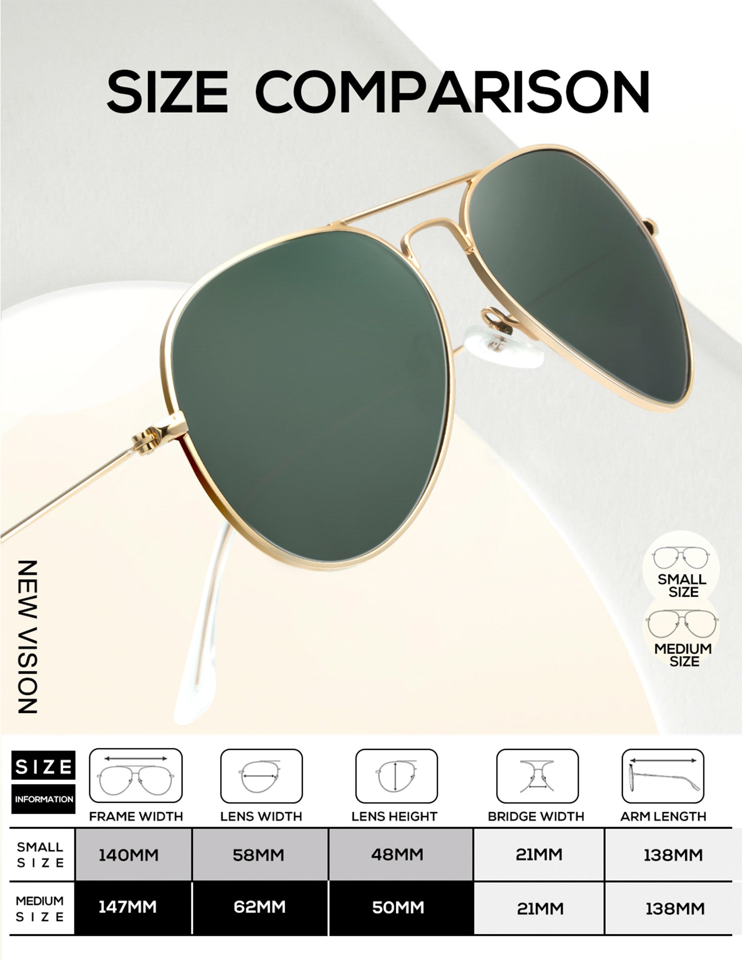 Classic Aviator Sunglasses for Men Women Driving Sun glasses Polarized Lens UV Blocking-3 Pack(WMKAS24-2-2-2)
