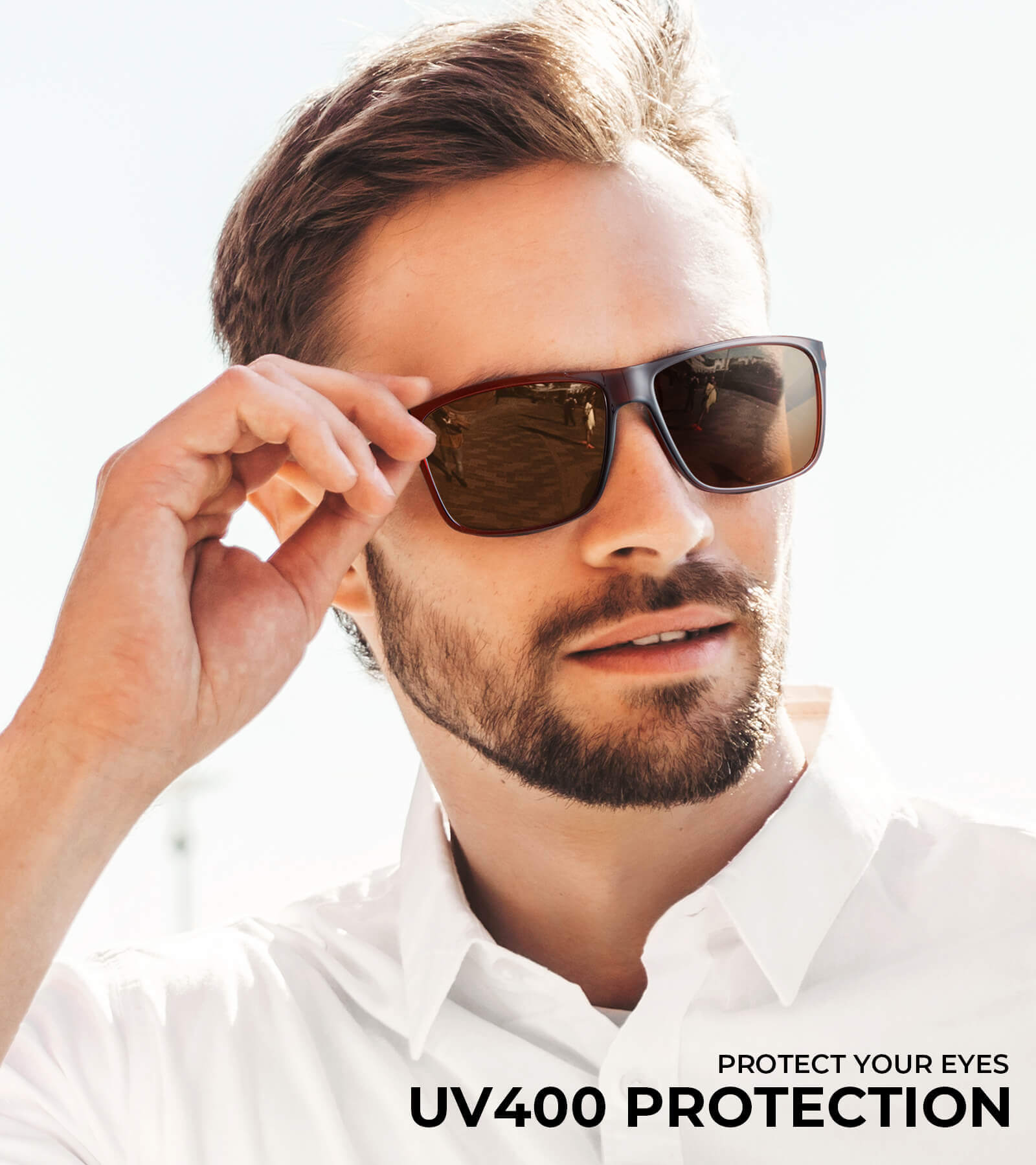 Classic Rectangle Sunglasses S11-1-2-7