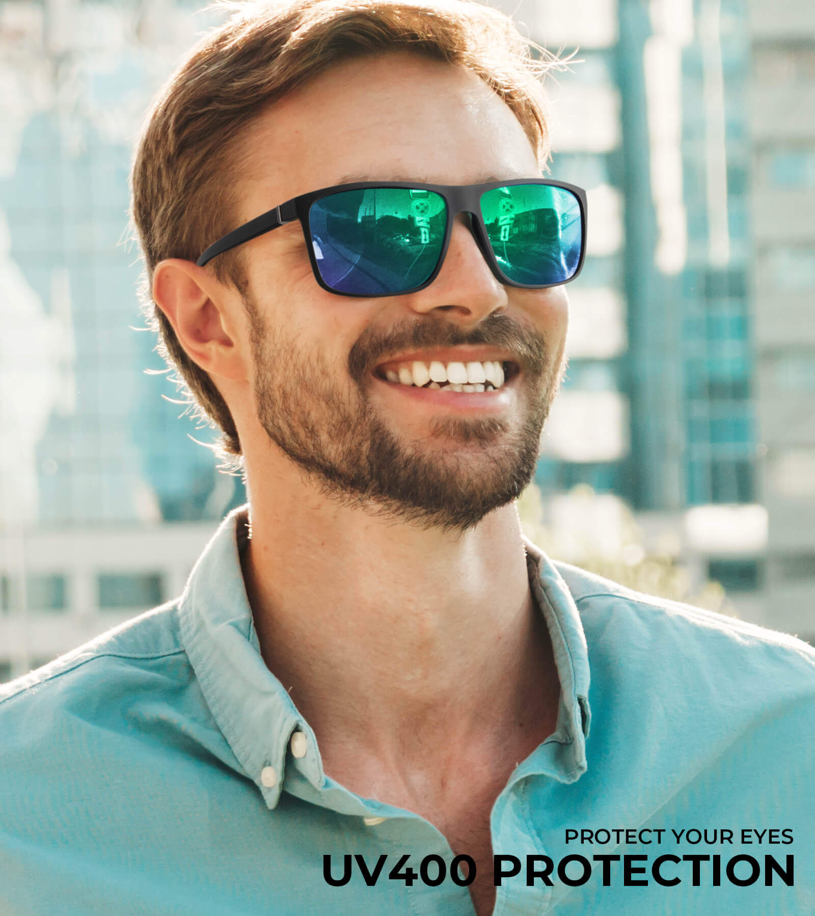 Classic Rectangle Sunglasses S11-3-5-6