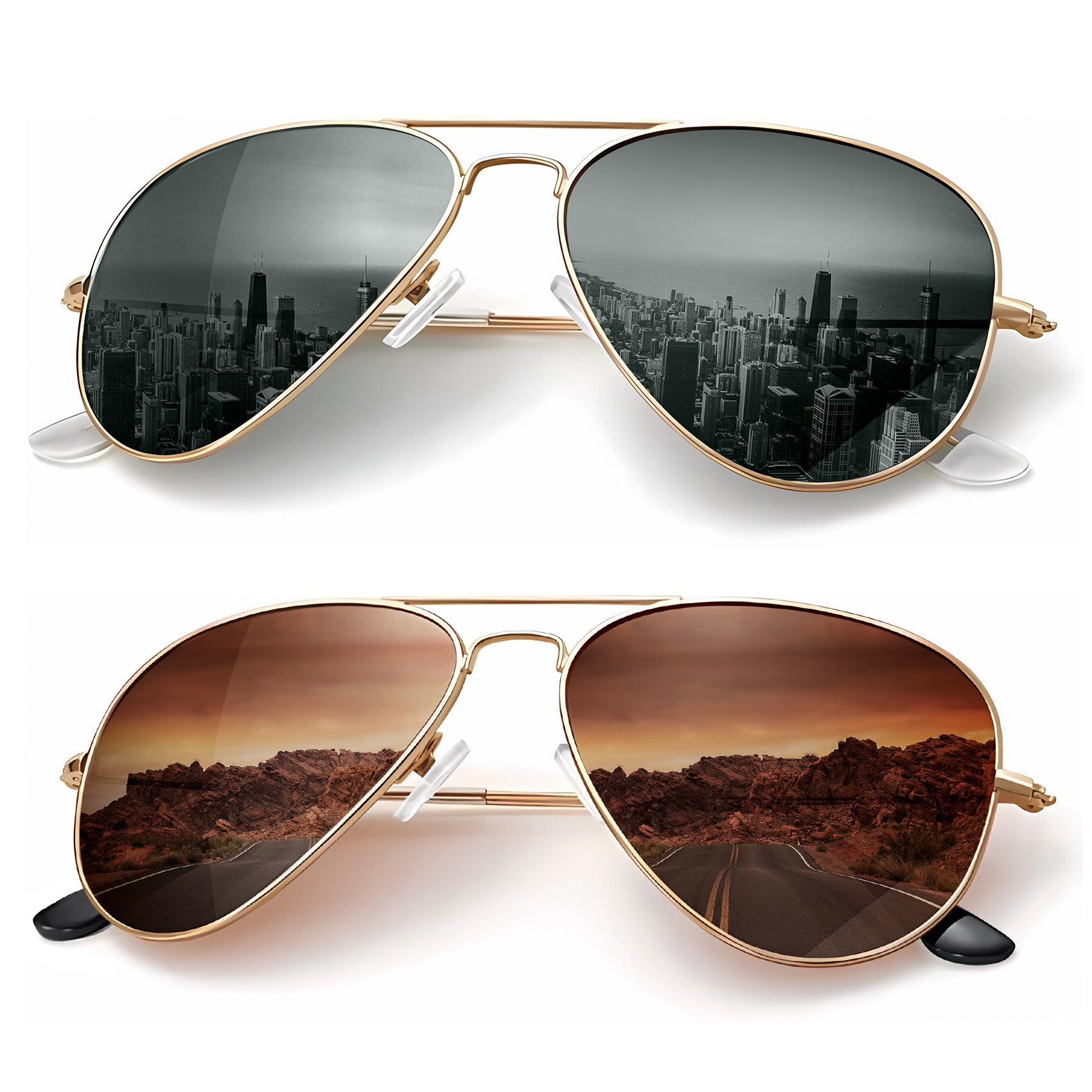 Classic Aviator Sunglasses S24-2-5