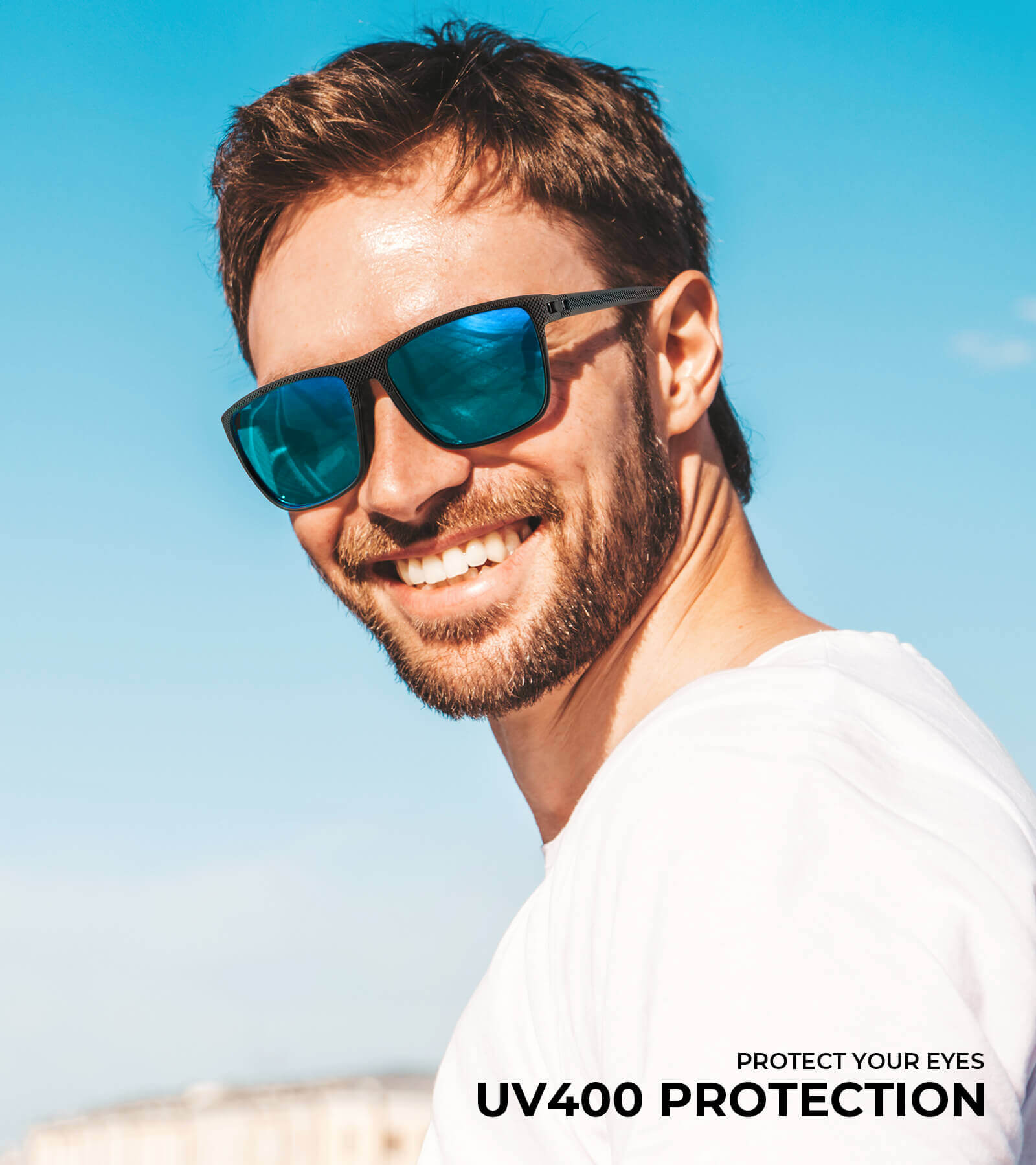 KALIYADI Polarized Sunglasses Men,Lightweight Mens Sunglasses Polarized UV Protection Driving Fishing Golf (WMKAS45-1-3-9)