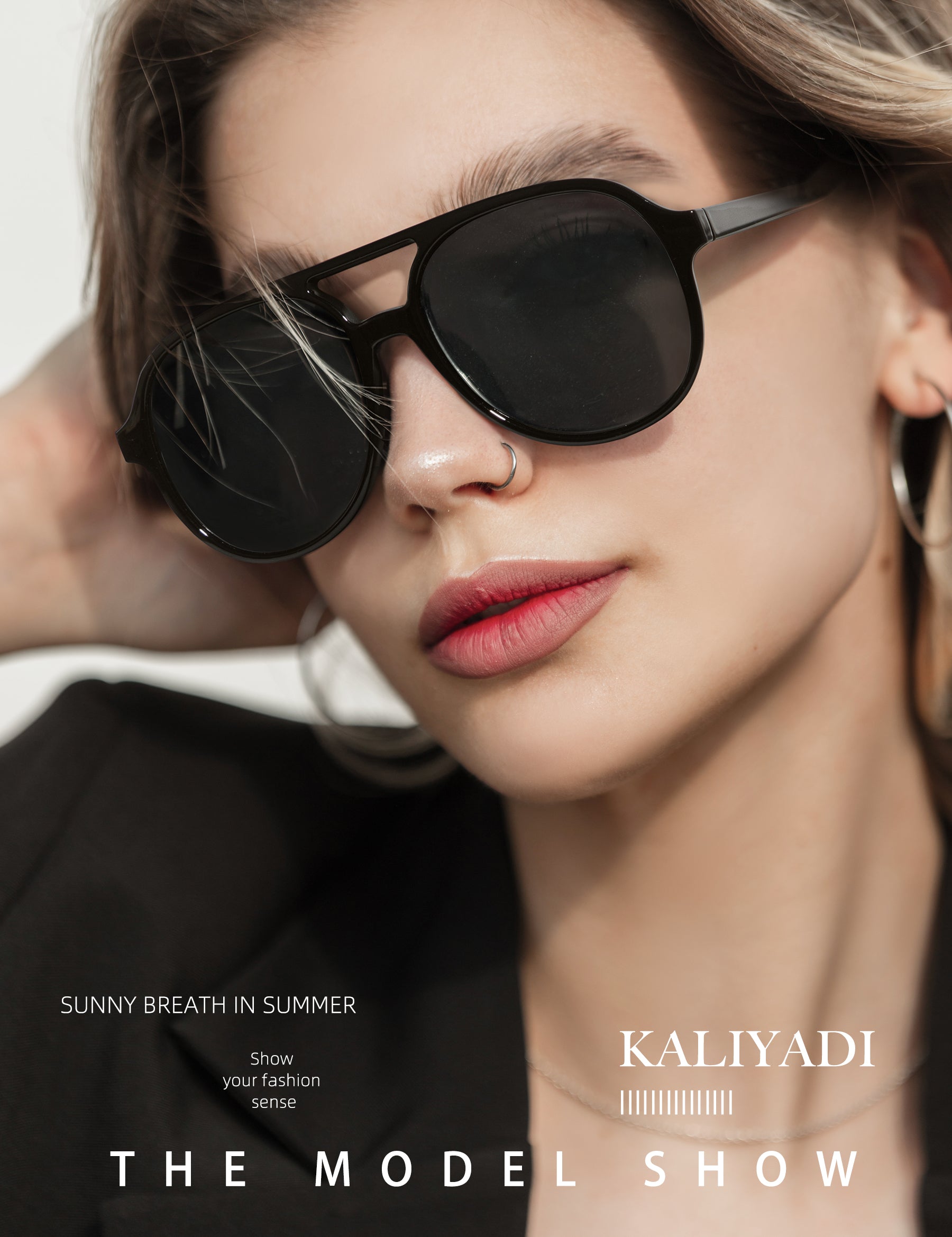 KALIYADI Aviator Sunglasses for Women,Retro Square Sun Glasses with 70s Vintage Style and UV Protection 2 PackWMKAS2410-1-3
