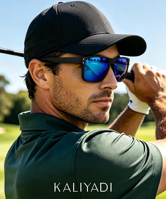 KALIYADI Polarized Sunglasses for Men and Women Vintage Style Sun Glasses for Fishing Running Driving with UV Protection FBAS66-7-8-9