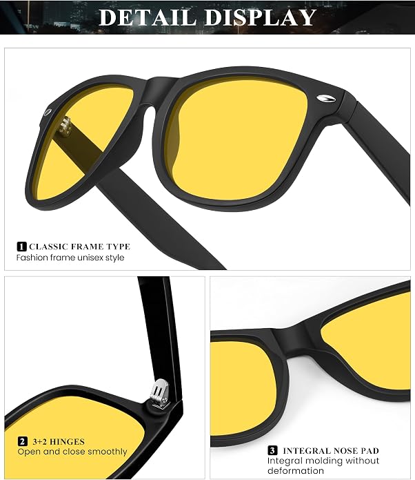 KALIYADI Polarized Sunglasses for Men and Women Semi-Rimless Frame Driving Sun glasses UV Blocking KAS22-15-S23-32
