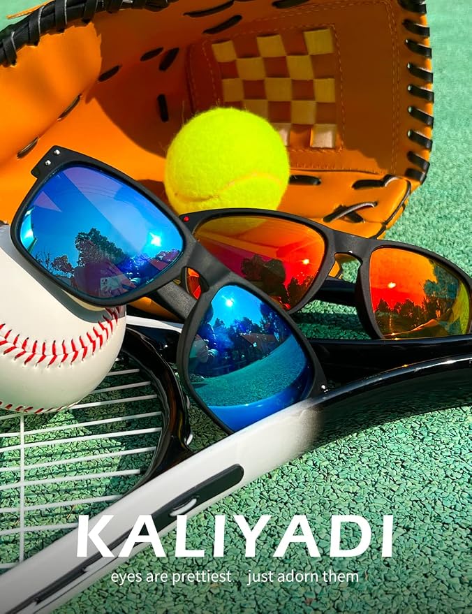 KALIYADI Mens Sun-Glasses Polarized Sunglasses-Men: Classic Sunglasses with UV400 Protection for Fishing Golf Driving KAS66-2-7-8-9