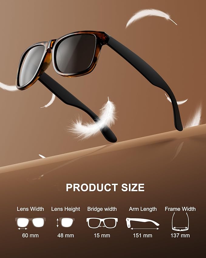 KALIYADI Womens-Sunglasses Polarized-Sunglasses for Women: Retro Trendy Sun Glasses With UV400 Protection for Driving Travel S65-1-10-11