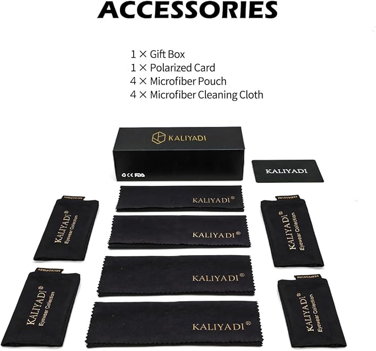 KALIYADI Sunglasses Men Polarized for Mens and Womens Unisex Sun Glasses for Driving UV Protection S22-15-15-15-15