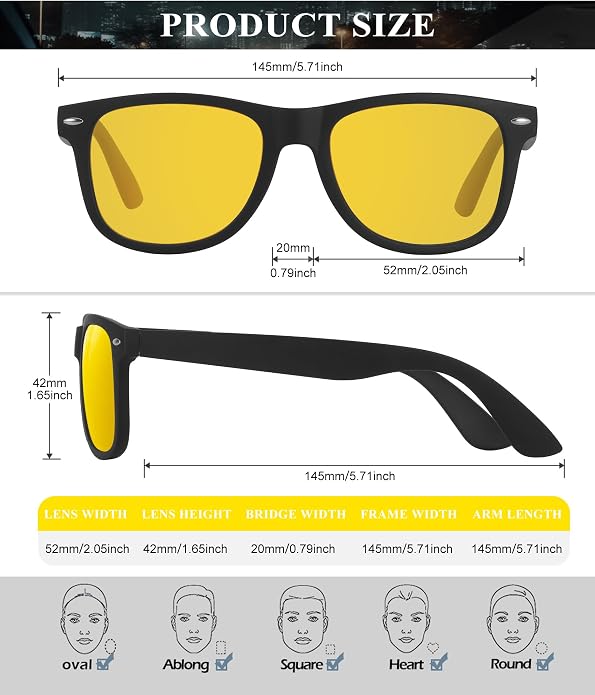 KALIYADI Polarized Sunglasses for Men and Women Semi-Rimless Frame Driving Sun glasses UV Blocking KAS22-15-S23-30