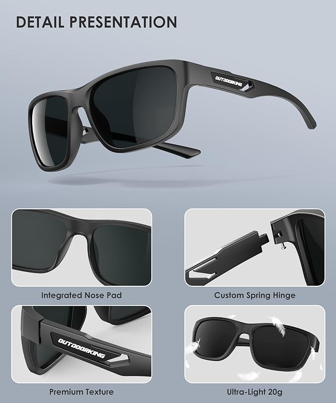 KALIYADI Sports Mens-Sunglasses Women Polarized-Sunglasses-Men: Sun Glasses with UV400 for Driving Running Cycling 150-2-4-5