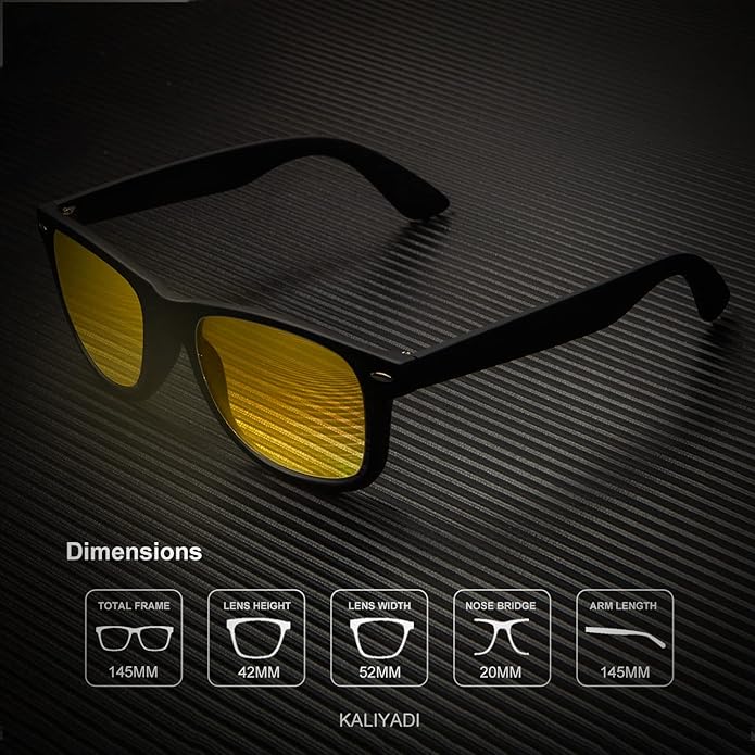 KALIYADI Polarized Sunglasses for Men and Women Matte Finish Sun glasses Color Mirror Lens UV Blocking (3 Pack) S22-15-15-15