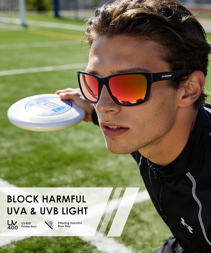 KALIYADI Sports Mens-Sunglasses Women Polarized-Sunglasses-Men: Sun Glasses with UV400 for Driving Running Cycling 150-2-3-5