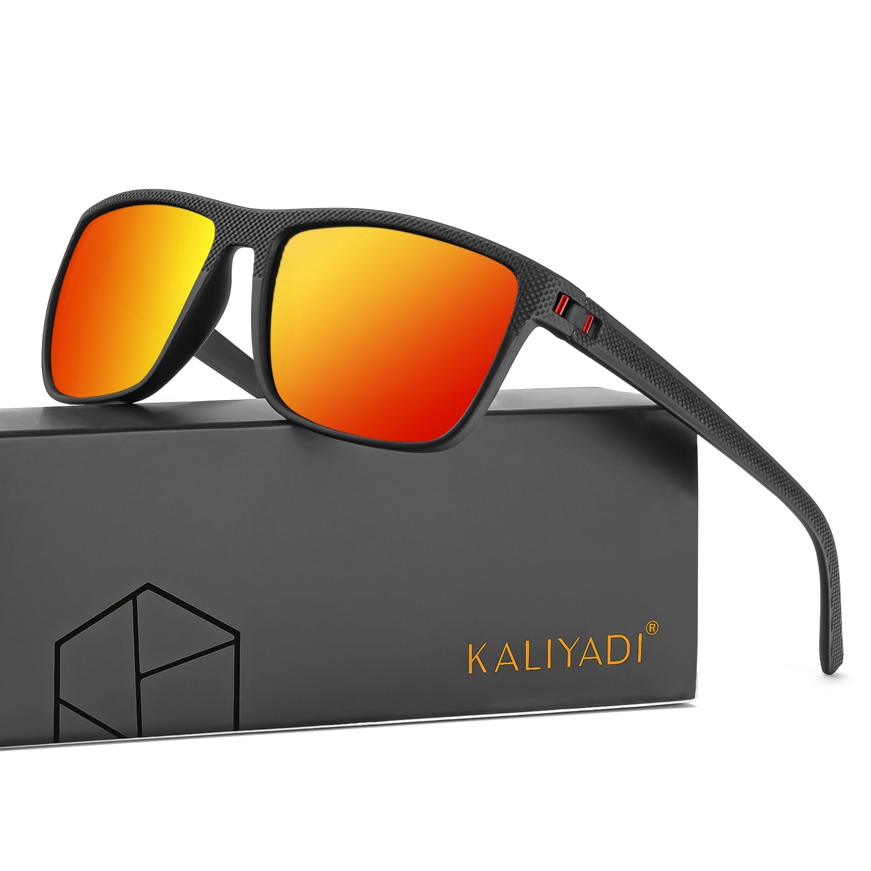 KALIYADI Polarized Sunglasses for Men,Lightweight Sun Glasses with UV Protection for Driving Fishing Golf S45